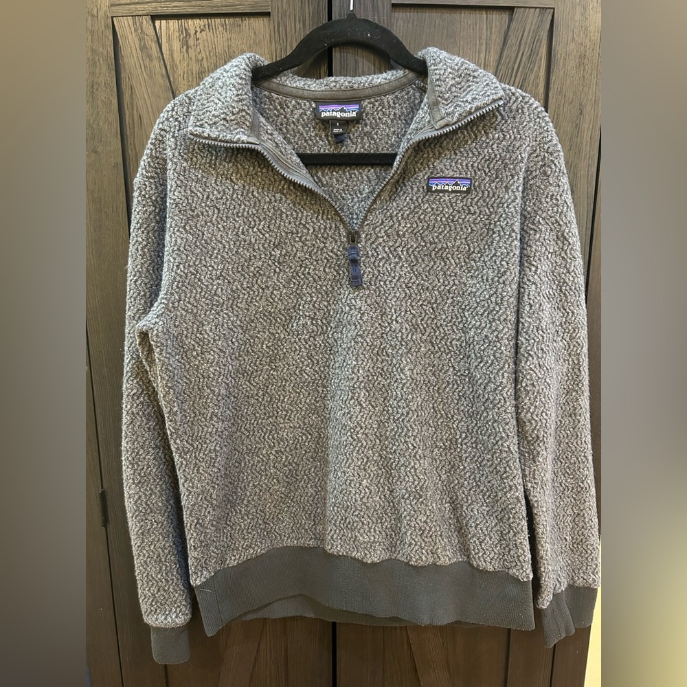 Patagonia - Mens Gray Woolyester Fleece Pullover